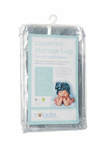 Heavy Duty Zippered Crib Mattress Protector Storage Bag By Colgate Mattress -...