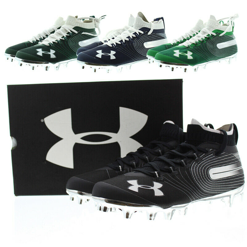 Under Armour Football Cleats Men's Spotlight Molded Sports Shoes 3020675