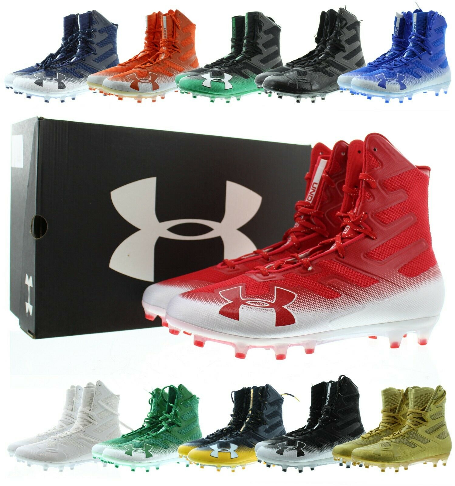 Under Armour Football Cleats Highlight Mc Men's Athletic Cleat, 3000177