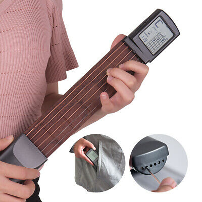 6 Frets Pocket Guitar Portable Practice Trainer Tool 6 Strings Chord Gadget Tool